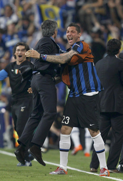 歐冠：米利托梅開二度 國米2:0擒拜仁奪三冠王