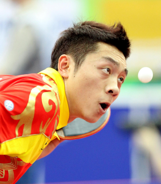 世乒賽：馬琳王皓當(dāng)看客 男乒3:0法國(guó)開(kāi)門(mén)紅