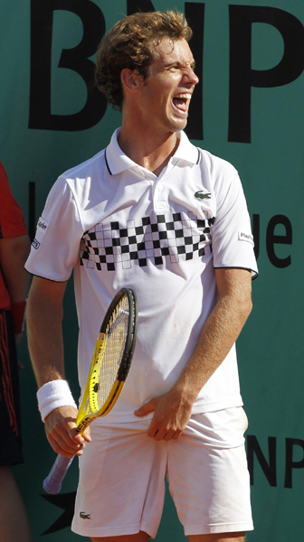 法網：費德勒三盤橫掃 穆雷逆轉加斯奎特