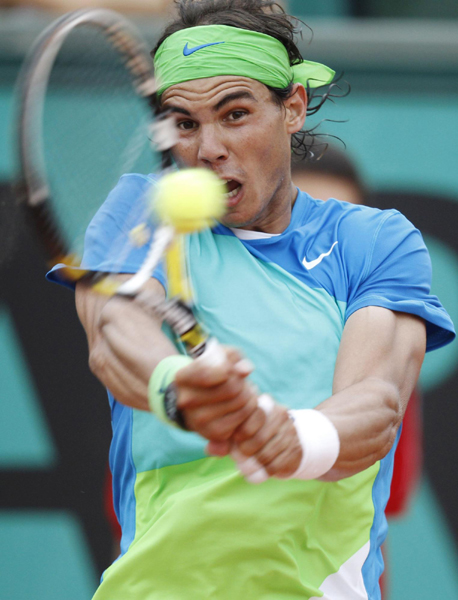 法網(wǎng)：納達爾取得開門紅 薩芬娜爆大冷