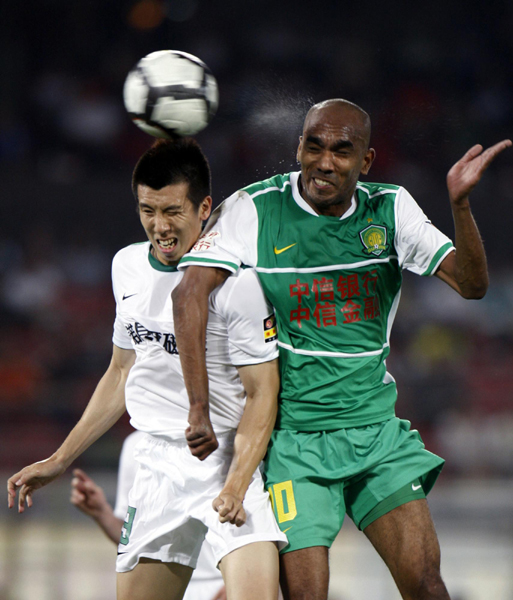 中超：國安五輪不勝 魯能遭遇首敗