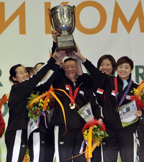 中國女乒1:3不敵新加坡 九連冠夢想想戛然而止