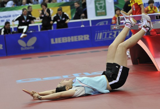 世乒賽：中國(guó)女乒夢(mèng)碎莫斯科 男乒勇奪五連冠