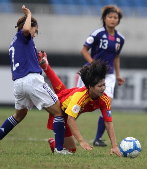 中國(guó)女足0:2不敵日本 首次無緣世界杯決賽圈