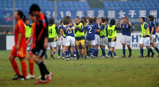 中國女足0:2不敵日本 首次無緣世界杯決賽圈