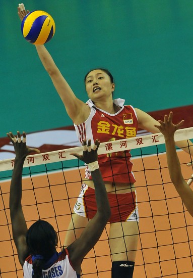 中國女排“王家軍”擊敗古巴 首秀獲亞軍