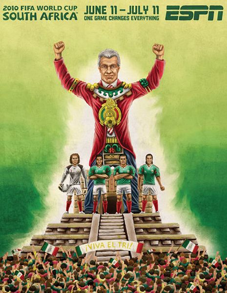 世界杯32強手繪海報