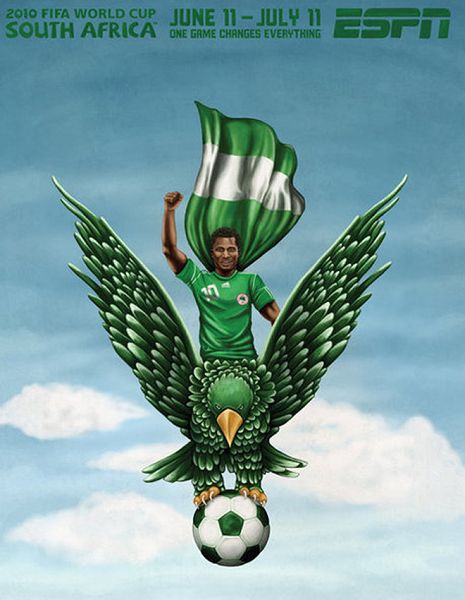 世界杯32強手繪海報