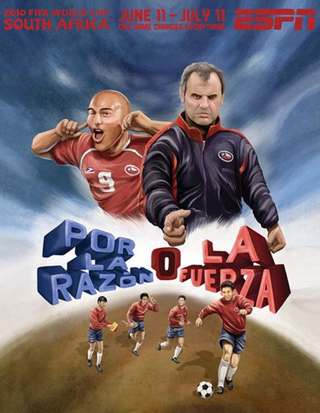 世界杯32強手繪海報