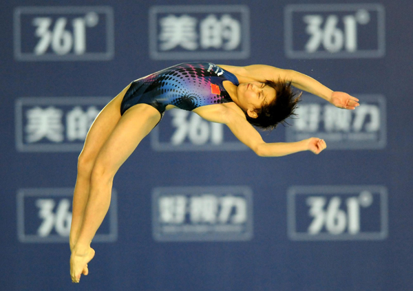 跳水世界杯：胡亞丹女子十米臺滿分折桂