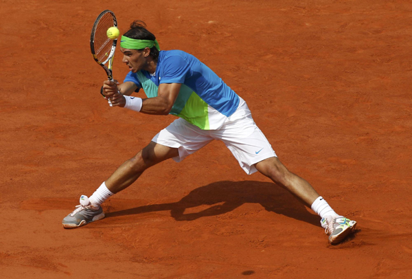 法網：納達爾直落三盤輕取索德林 五捧火槍手杯