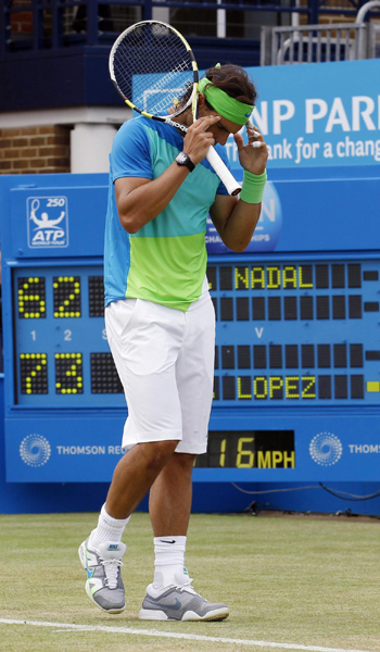 女王杯冷門迭爆 納達(dá)爾不敵同胞穆雷補(bǔ)賽出局