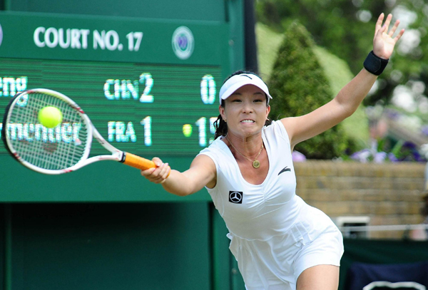 溫網(wǎng)：“中國金花”李娜、鄭潔晉級次輪