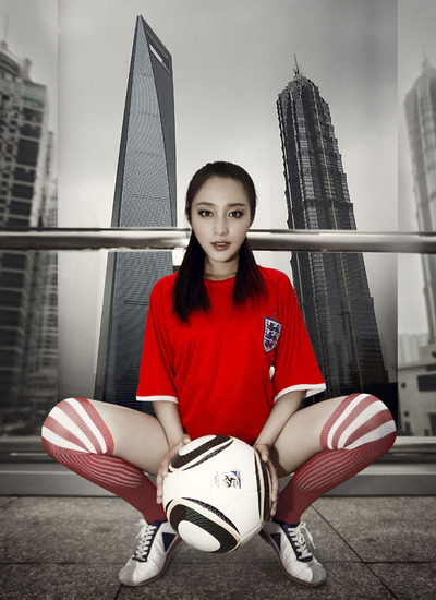 甘婷婷熱辣球服玩轉紀實