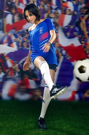 美女主播朱丹哭別法蘭西