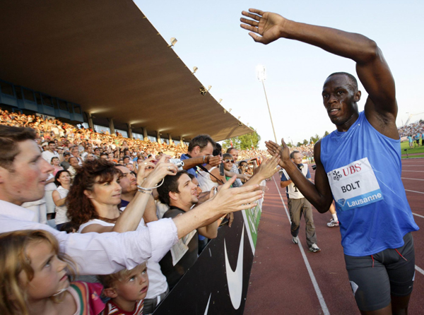 鉆石聯(lián)賽洛桑站：博爾特復(fù)出稱霸 羅伯斯奪第五冠