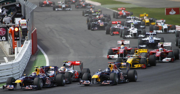 紅牛車隊車手韋伯奪得F1英國大獎賽冠軍