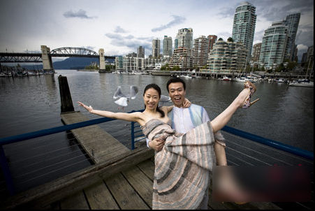 申雪趙宏博加拿大婚紗照曝光（組圖）