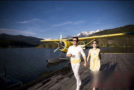 申雪趙宏博加拿大婚紗照曝光（組圖）