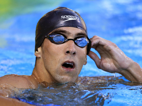 全美游泳賽菲爾普斯1小時(shí)兩金 創(chuàng)世界最好成績