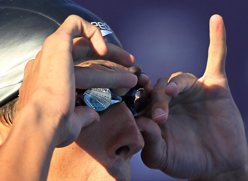 全美游泳賽菲爾普斯1小時(shí)兩金 創(chuàng)世界最好成績