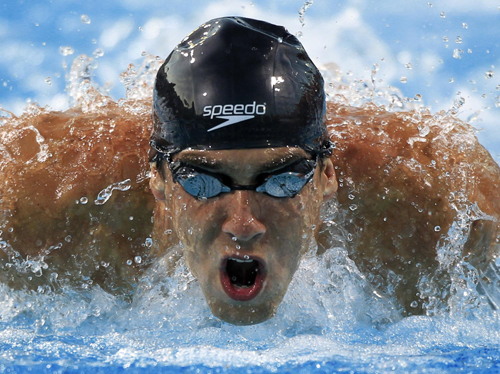 全美游泳賽菲爾普斯1小時兩金 創世界最好成績