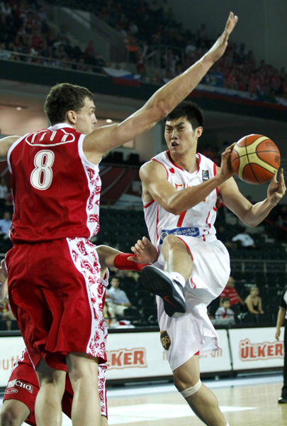 男籃世錦賽：中國隊不敵俄羅斯 出線僅存理論可能