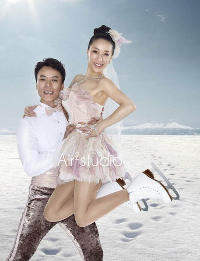 申雪趙宏博冰雪世界享受濃濃愛意