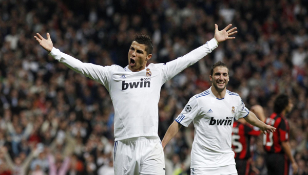 歐冠：皇馬2:0完勝米蘭 羅馬主場(chǎng)告負(fù)