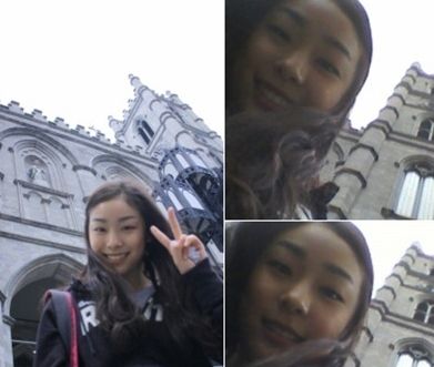 金妍兒素顏自拍照曝光