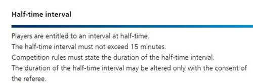 足協(xié)確定中超聯(lián)賽最后一輪中場仍將休息30分鐘