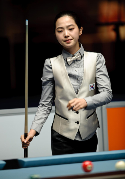 美麗臺球：潘曉婷vs車俞嵐