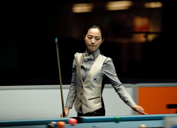 美麗臺球：潘曉婷vs車俞嵐