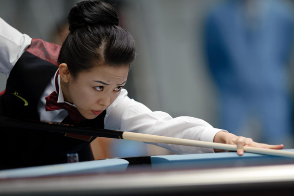 美麗臺(tái)球：潘曉婷vs車俞嵐