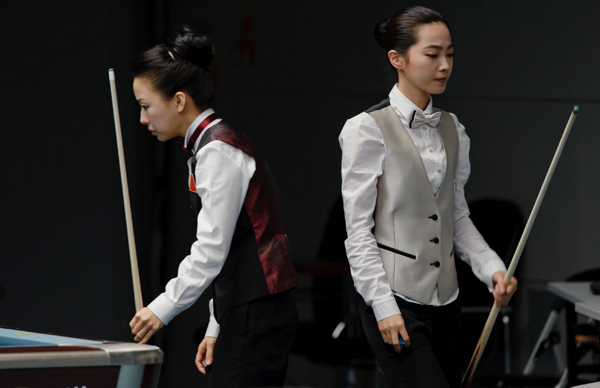美式九球上演中韓“美女大戰(zhàn)”
