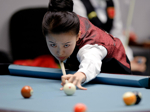 美式九球上演中韓“美女大戰(zhàn)”