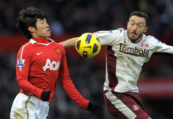 英超：曼聯2:0奪半程冠軍 曼城3:1升至次席