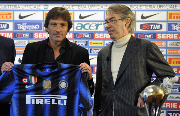 萊昂納多正式亮相國米 出任“藍黑軍團”主帥