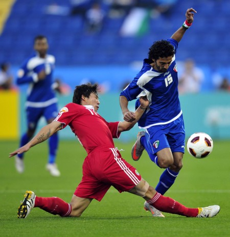 亞洲杯：中國隊2:0完勝10人科威特 取得開門紅