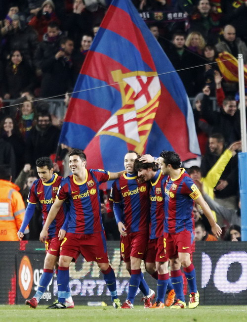 國(guó)王杯:梅西比利亞佩德羅破門 巴薩5:0狂勝