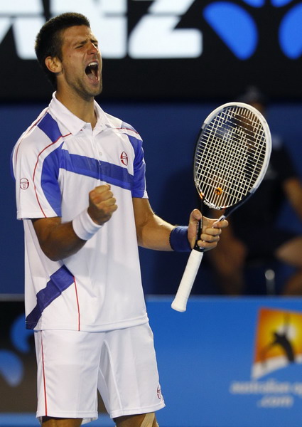 澳網男單小德三盤完勝穆雷 摘取生涯第二座大滿貫