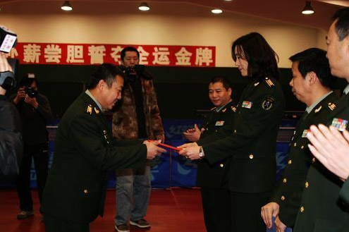 中國(guó)體育軍人盤點(diǎn)：劉國(guó)梁師級(jí) 王皓比肩王治郅