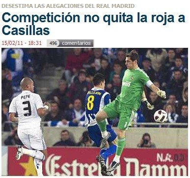 西足協(xié)駁回皇馬申請(qǐng)卡西停賽1場(chǎng)罰600歐