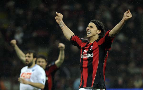 伊布破門米蘭3:0勝 超國米5分