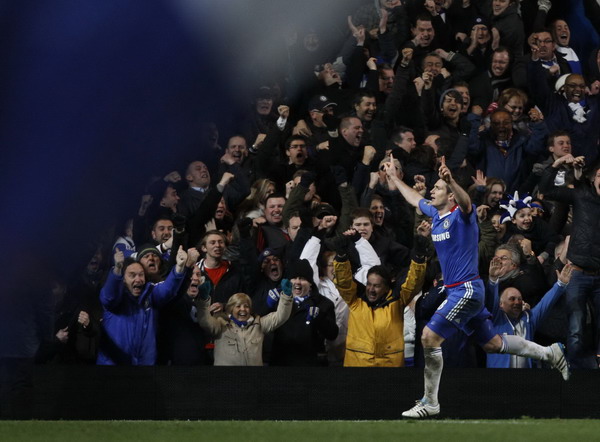 英超：切爾西2：1逆轉曼聯 魯尼建功蘭帕德點殺