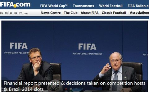 2014巴西世界杯名額分配公布