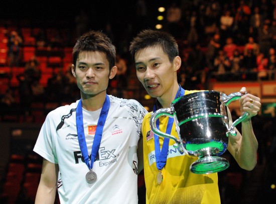 全英賽-林丹失誤頻頻0比2不敵李宗偉 無緣第五冠