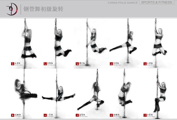 規范鋼管舞專業動作 依繁出鏡示范標準