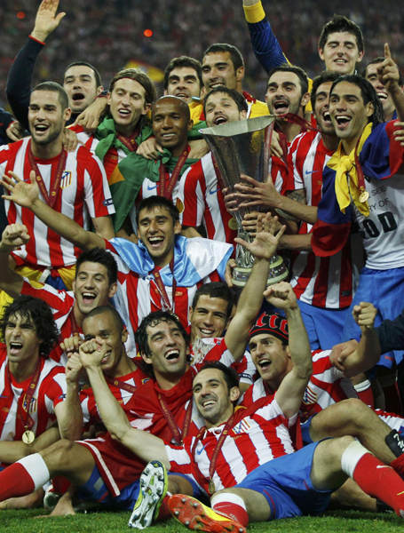 歐聯(lián)杯：馬德里競技3:0完勝畢爾巴鄂競技奪冠