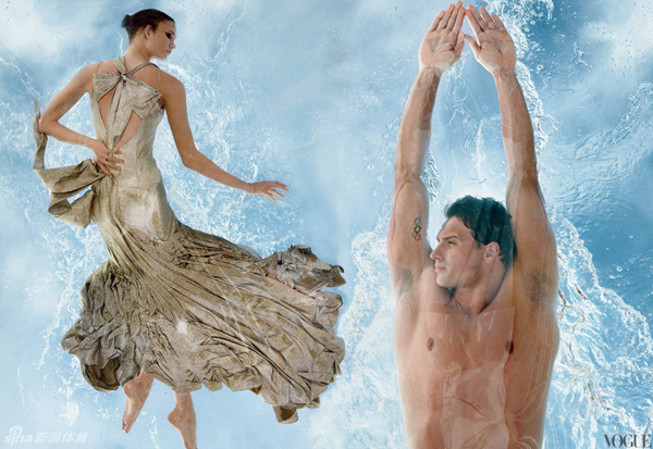 時尚雜志VOGUE推出美國體育明星奧運特輯